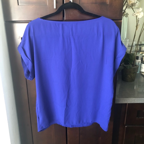 Beautiful royal blue blouse - Picture 4 of 6